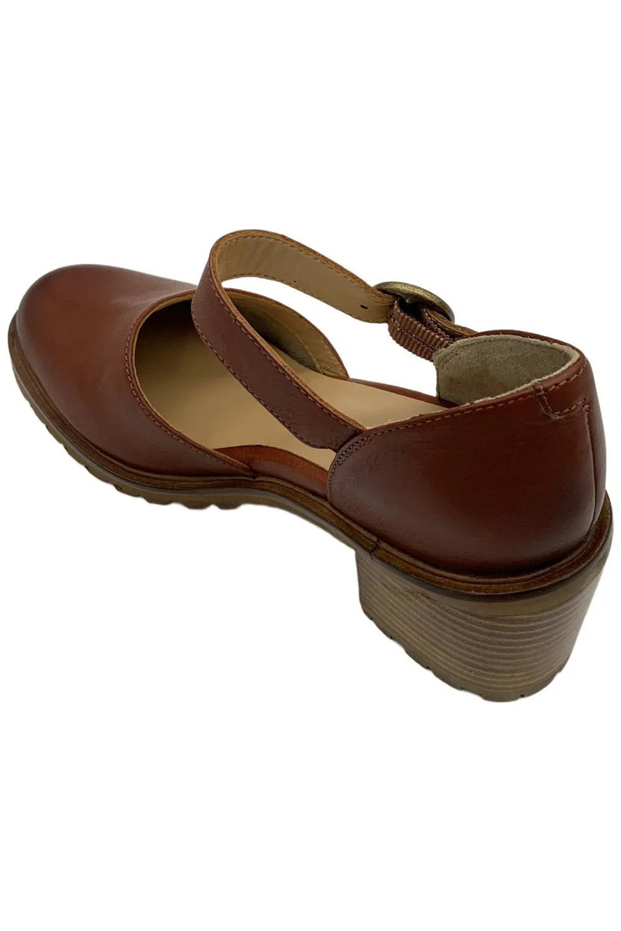 Seychelles Women's Mary Jane Lock and Key Rust Leather - Wide - Picture 3 of 3